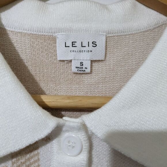 Le Lis White and Tan Mini Dress - Picture 5 of 7